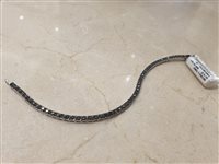Bracciale Recarlo Donna Face Cube in Oro bianco Diamante Black 2.15 Ct T39SE887/DK-18 - T39SE887/DK-18